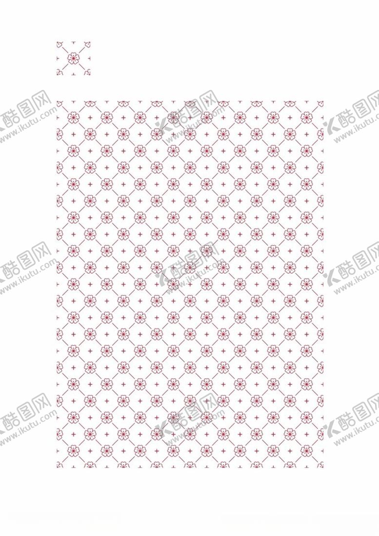 编号：80837001291042246187【酷图网】源文件下载-四方连续花纹背景