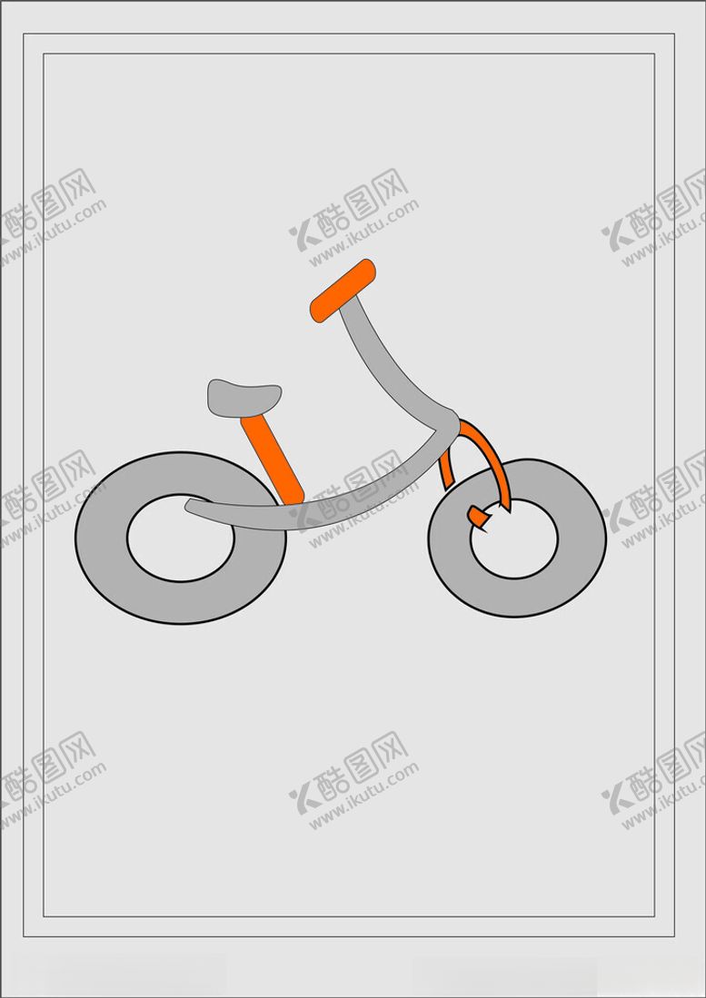 编号：80980802150341021284【酷图网】源文件下载-儿童自行车