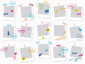 多彩相框装饰素材集合