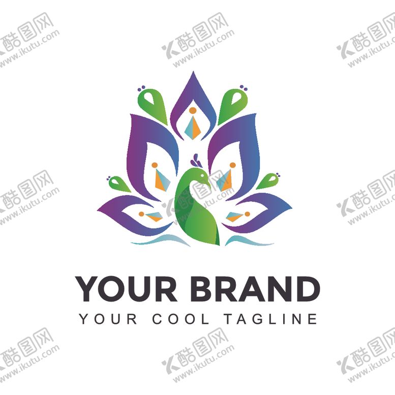 编号：71438607020116295537【酷图网】源文件下载-孔雀logo