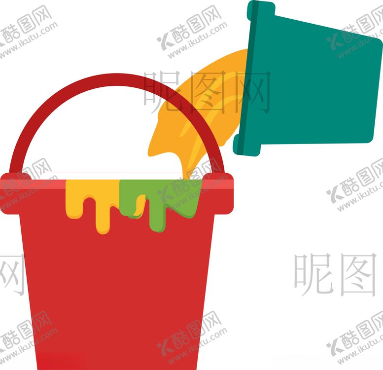 编号：33629409231050456108【酷图网】源文件下载-颜料桶UI标识标志