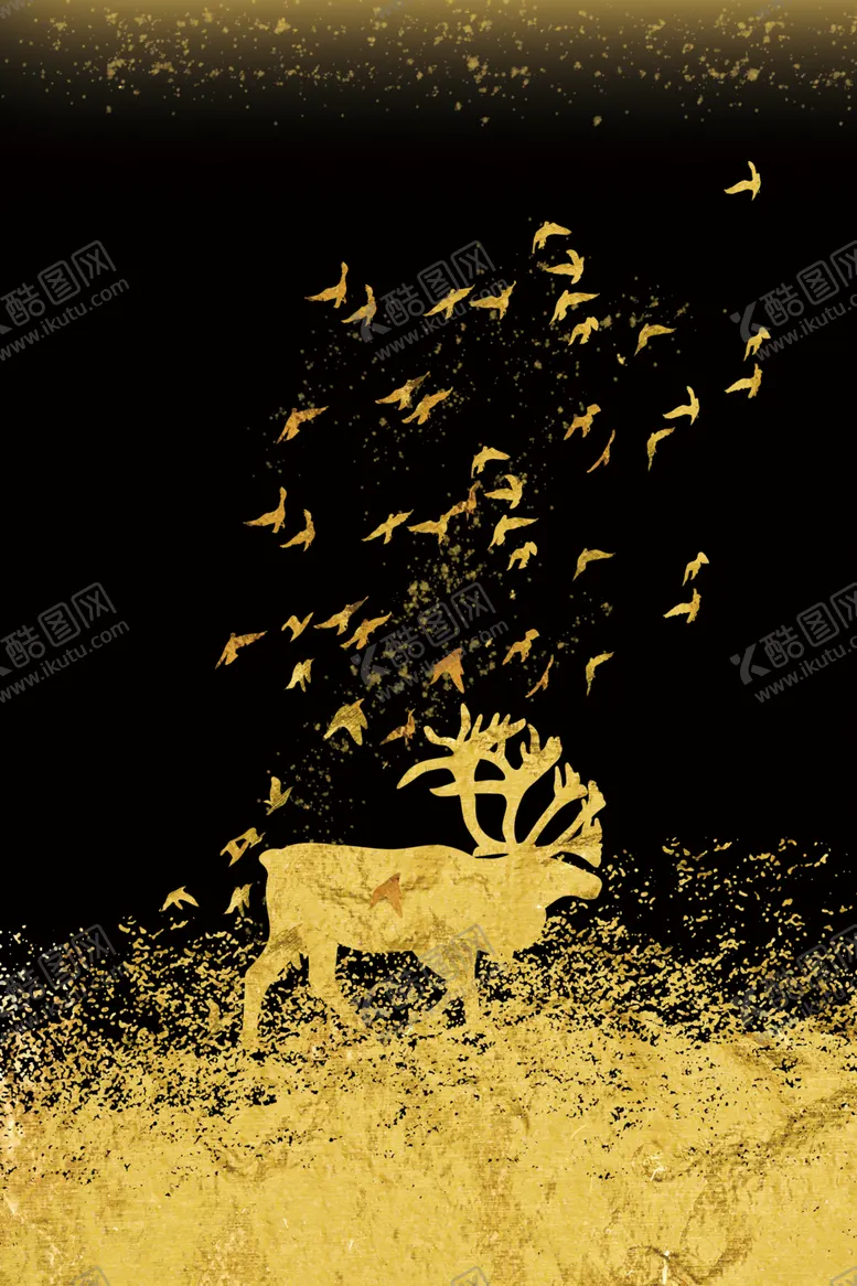 编号：91420001290323044246【酷图网】源文件下载-发财树 玄关 山水画 艺术画 