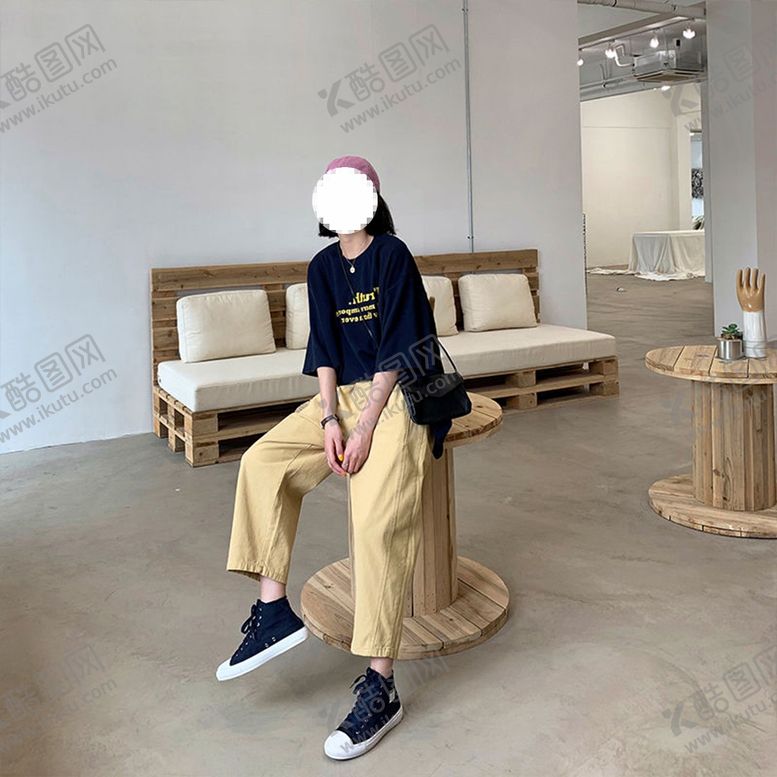 编号：54960410050312554374【酷图网】源文件下载-工装裤女