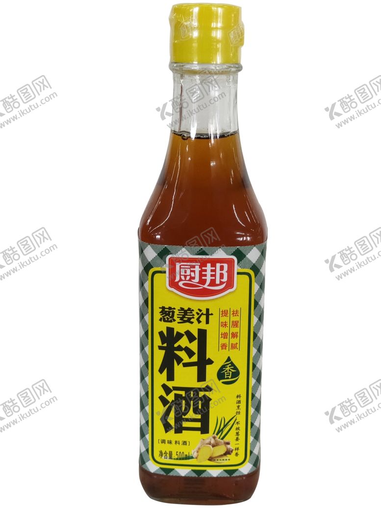 编号：76071606271623192095【酷图网】源文件下载-厨邦葱姜汁料酒500ml
