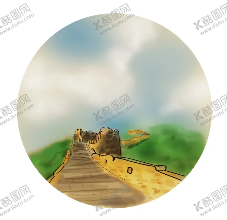 编号：39605006240111328176【酷图网】源文件下载-长城插画