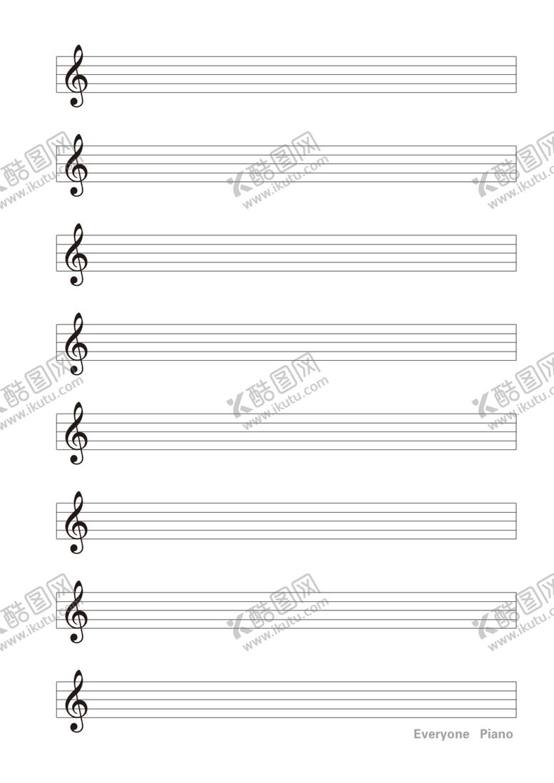 编号：51263511010236032769【酷图网】源文件下载-五线谱