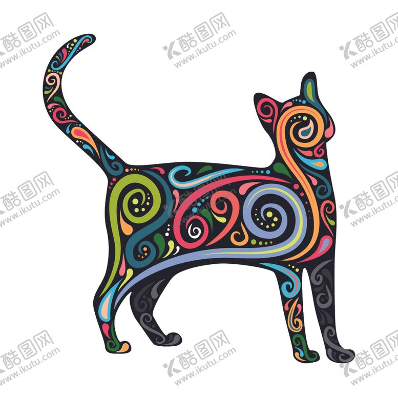 编号：93582009190836007299【酷图网】源文件下载-猫卡通