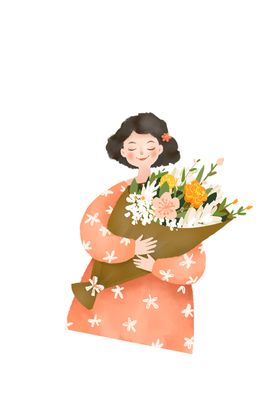 母亲节插画