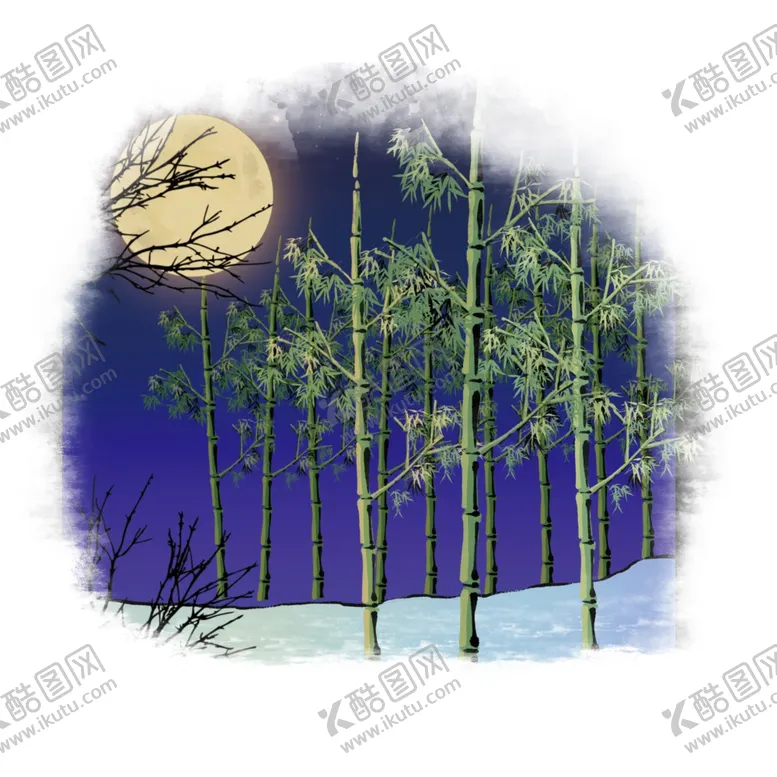 编号：54935105011022347112【酷图网】源文件下载-手绘卡通竹子元素