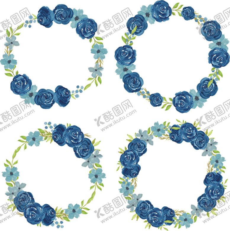 编号：10456906181715499981【酷图网】源文件下载-水彩花卉边框