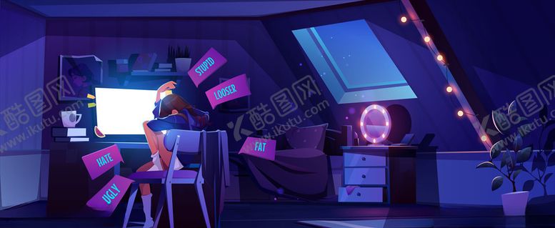 编号：79657310211650421014【酷图网】源文件下载-动漫女孩