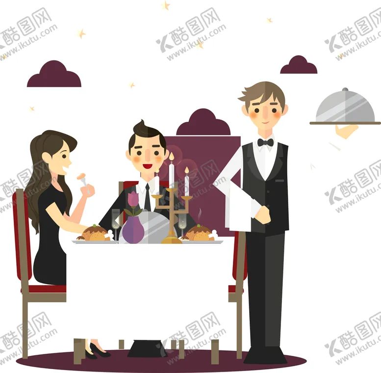 编号：63490509112241411386【酷图网】源文件下载-餐厅吃饭