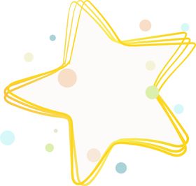 星星圆形边框