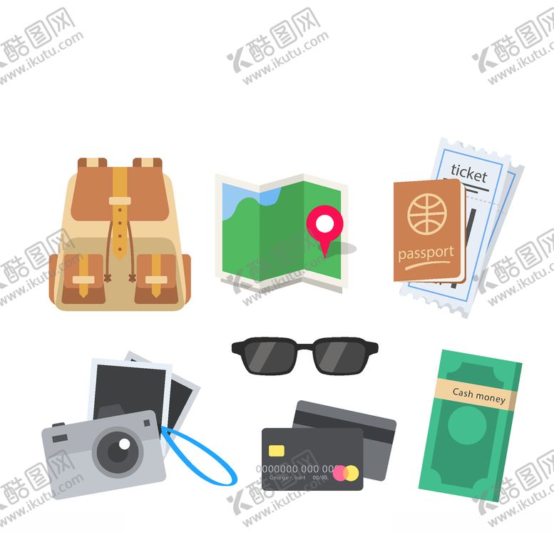 编号：39111009251018163789【酷图网】源文件下载-旅行元素