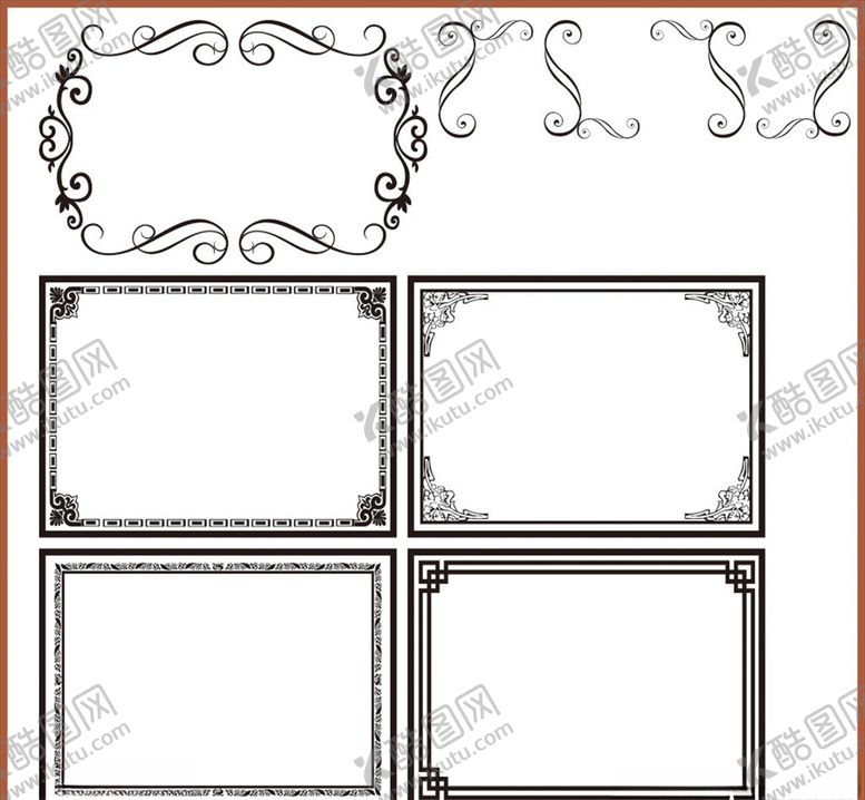 编号：22192110091030141005【酷图网】源文件下载-贵宾卡边框VIP边框镂空花