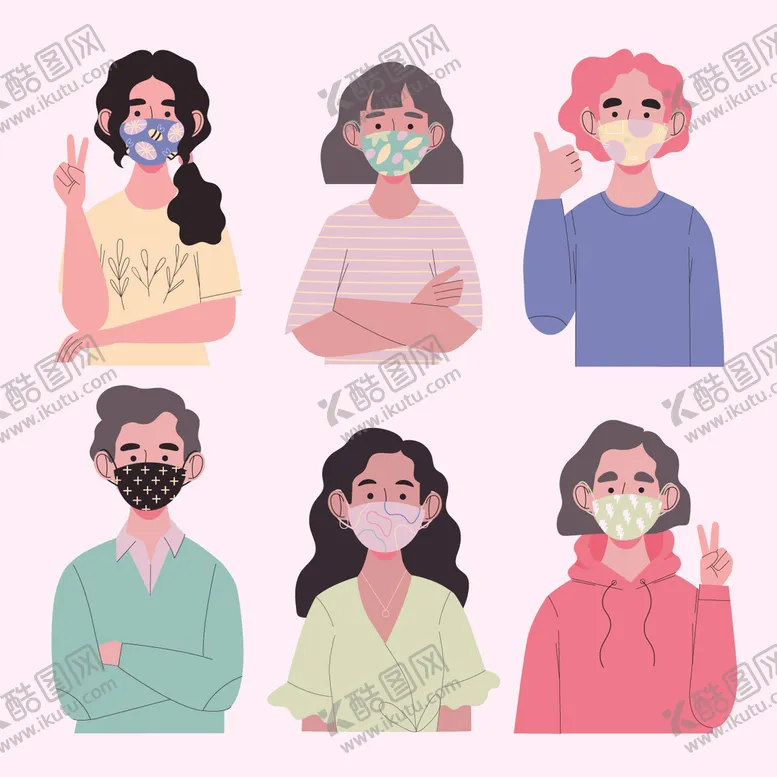 编号：93978111021330149631【酷图网】源文件下载-卡通人物头像