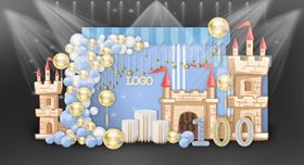 梦幻城堡主题婚礼布置