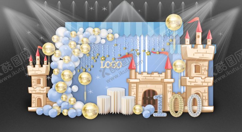 编号：71237104050116236699【酷图网】源文件下载-梦幻城堡主题婚礼布置