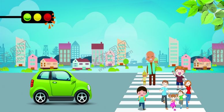 编号：54880410100342526538【酷图网】源文件下载-过马路