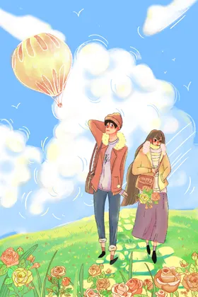 情人节展板新年宣传单
