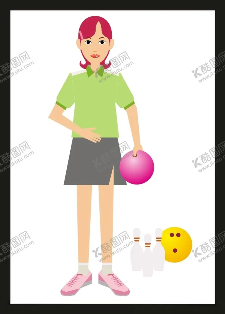 编号：44875402180935139308【酷图网】源文件下载-手绘女孩女人