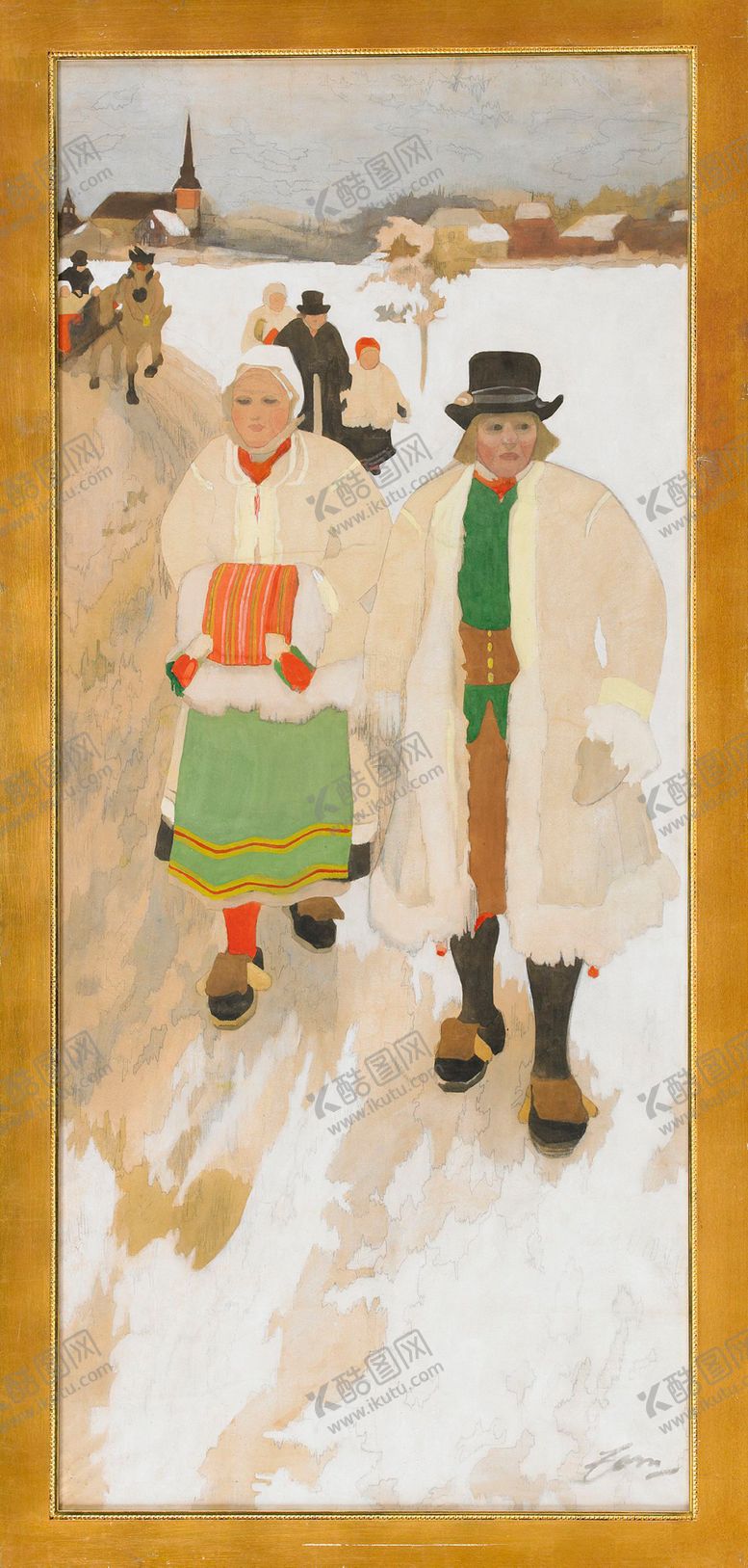 编号：26342006302334023137【酷图网】源文件下载-人物形象装饰油画