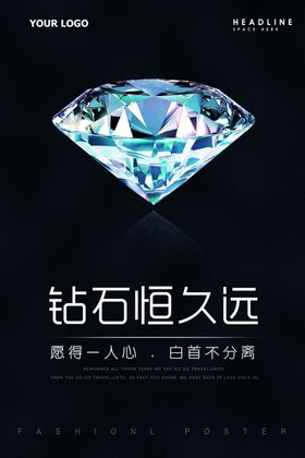 高端珠宝促销海报