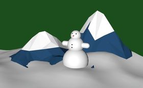C4D基础雪人建模