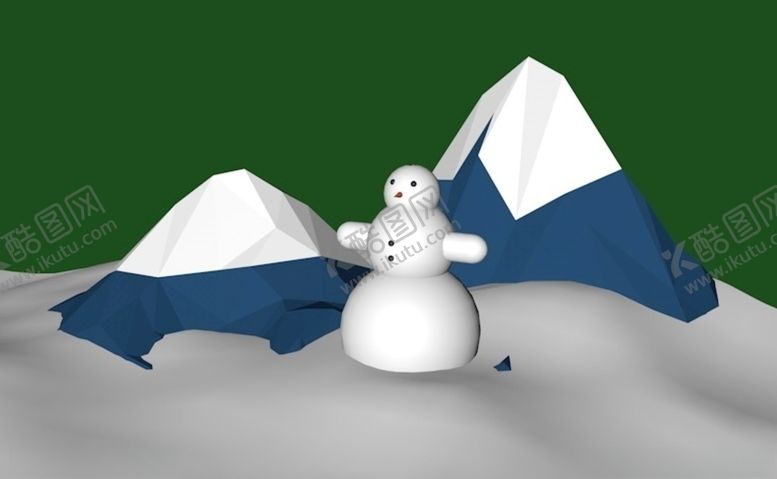 编号：39094706250958306324【酷图网】源文件下载-C4D基础雪人建模