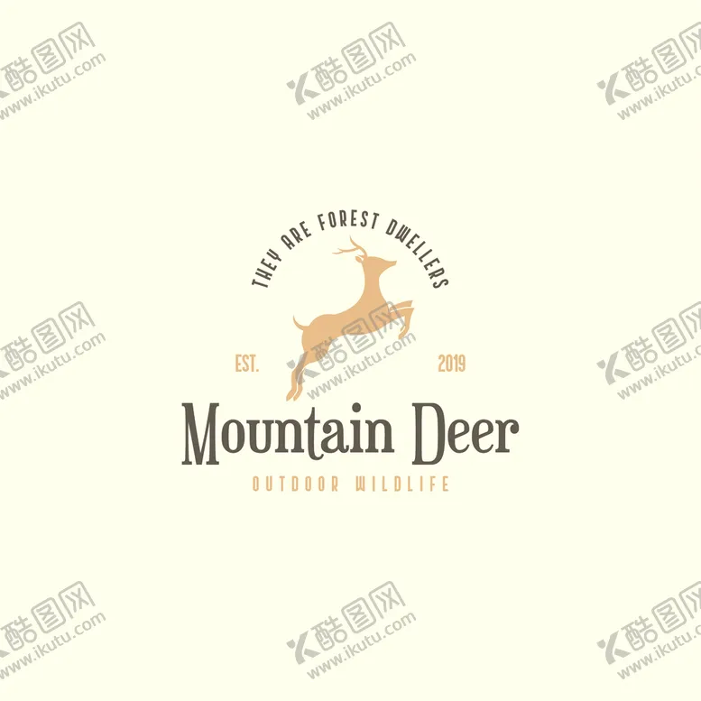编号：32881506281737544947【酷图网】源文件下载-鹿头标志
