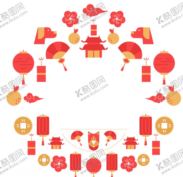 编号：30609406290400272155【酷图网】源文件下载-元宵节边框