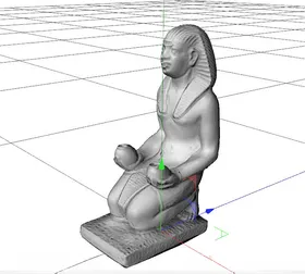 C4D模型埃及雕像