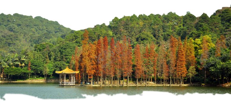 编号：46495509281246187565【酷图网】源文件下载-西樵山天湖PNG