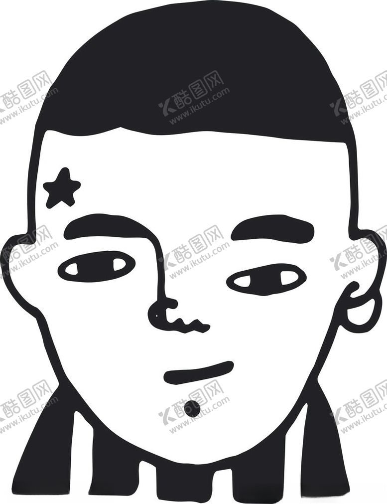 编号：64895312212141094074【酷图网】源文件下载-卡通人物头像