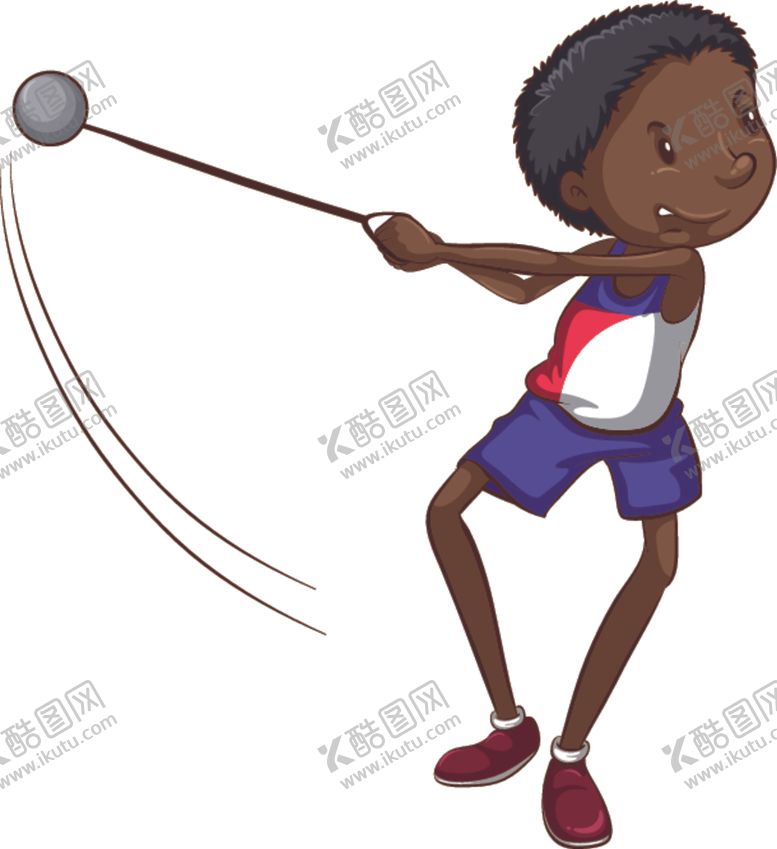编号：99633110081117287631【酷图网】源文件下载-卡通运动人物