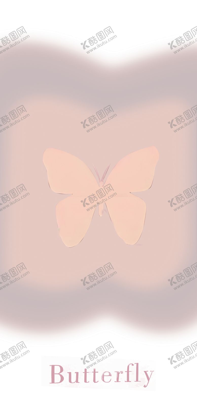 编号：84437201261220524935【酷图网】源文件下载-粉色晕染蝴蝶