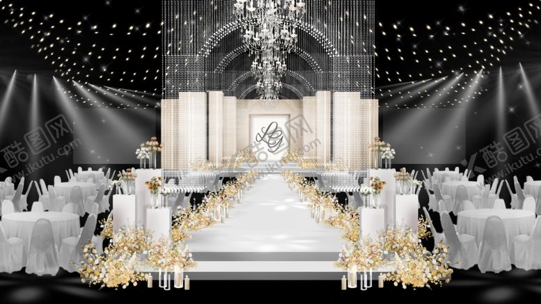 编号：49621409272238466311【酷图网】源文件下载-香槟色婚礼