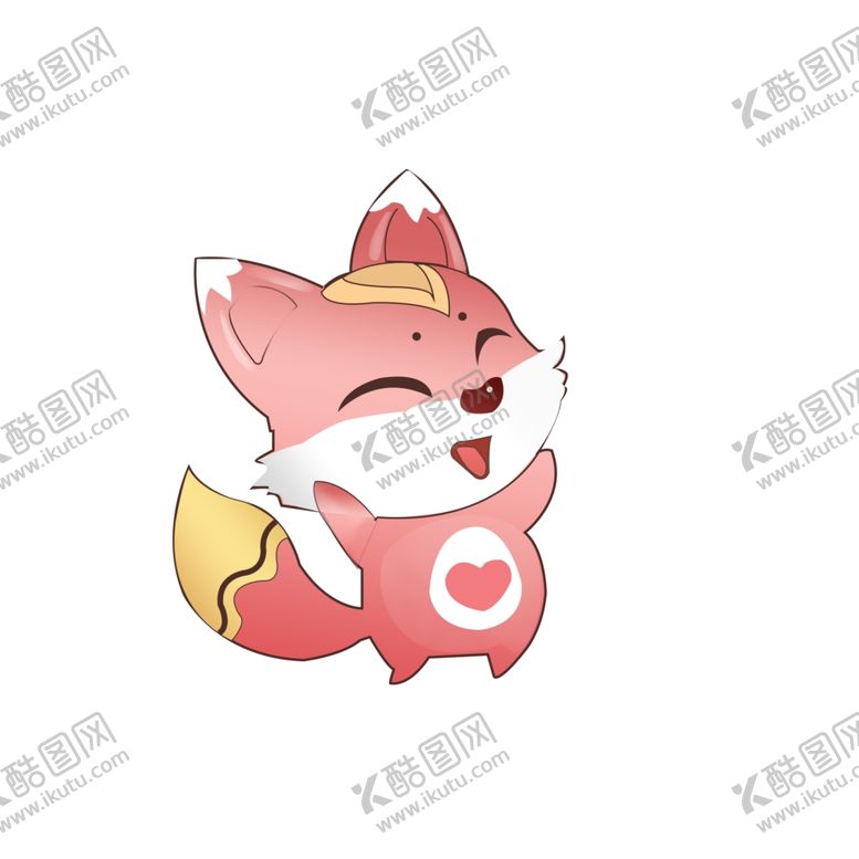 编号：93884604181436581219【酷图网】源文件下载-小狐狸分层矢量文件素材