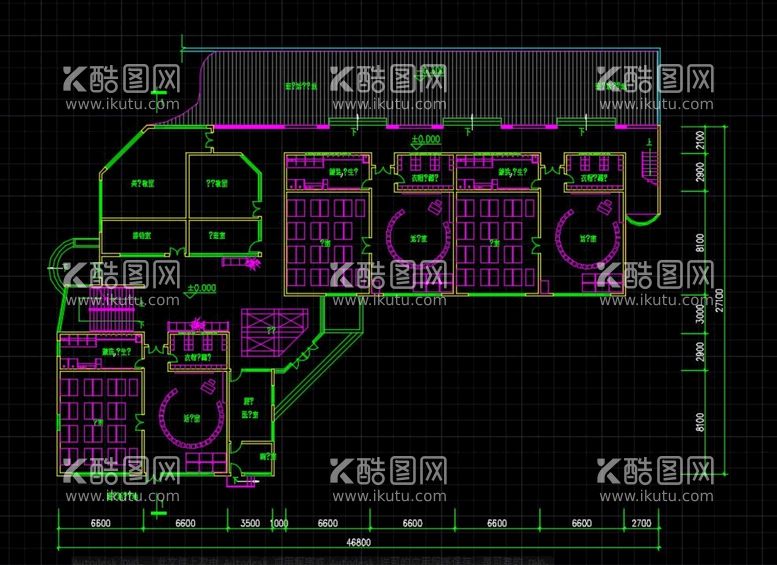 编号：48596710180450097421【酷图网】源文件下载-幼儿园布局图