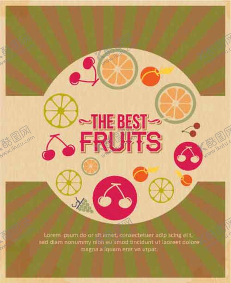 编号：27383210021635022751【酷图网】源文件下载-复古水果素材背景