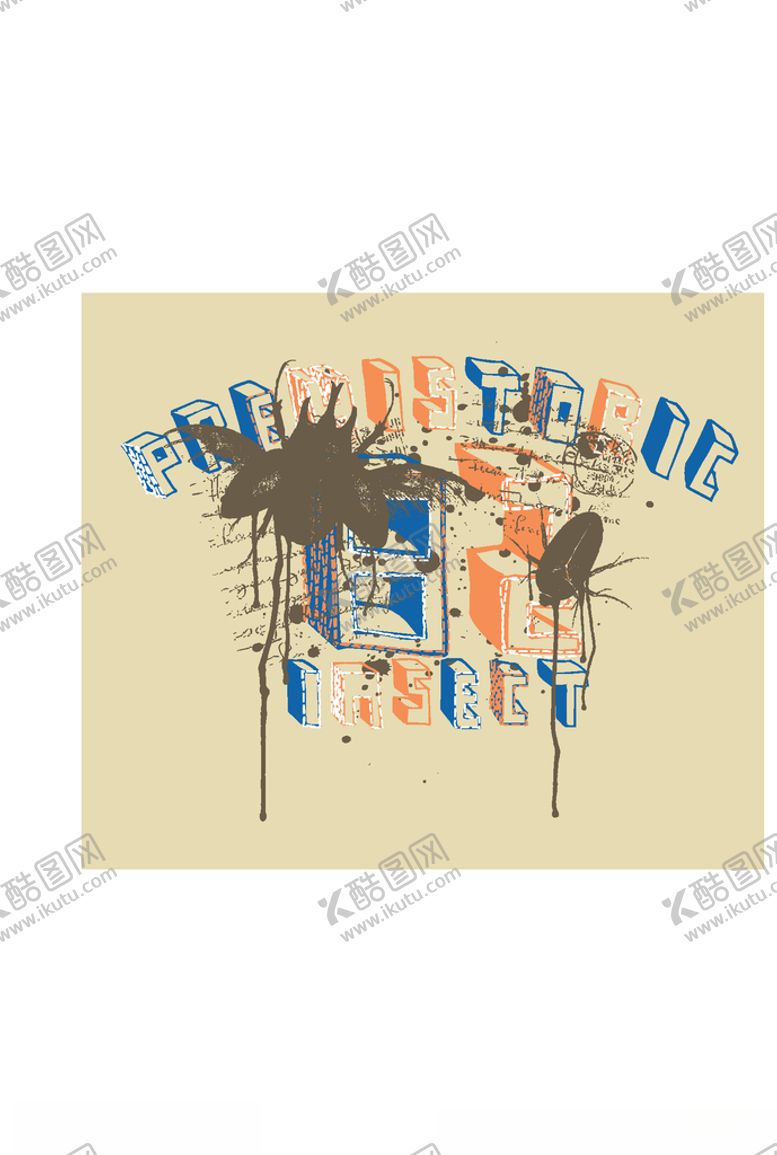 编号：77920810140649309507【酷图网】源文件下载-动物组合印花