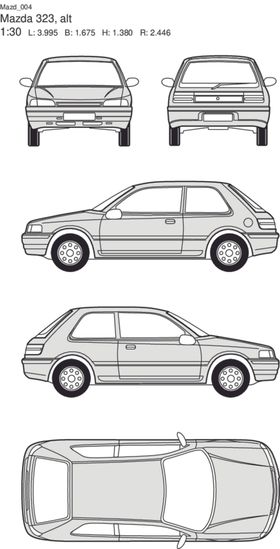 手绘汽车