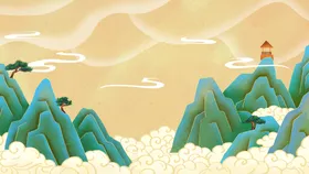 中国风背景潮广告潮封面潮图片