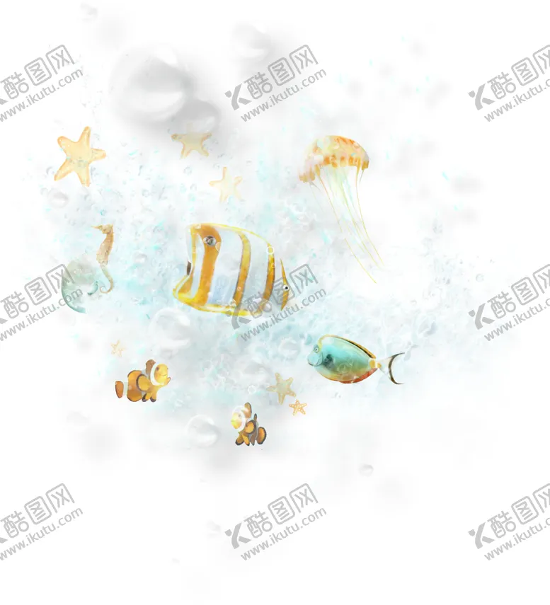编号：84815406280522391815【酷图网】源文件下载-小清新海洋主题装饰
