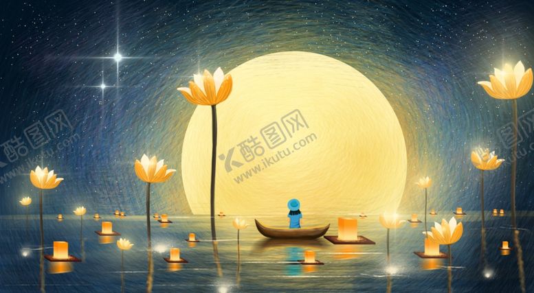 编号：12659006262345496935【酷图网】源文件下载-中秋节插画