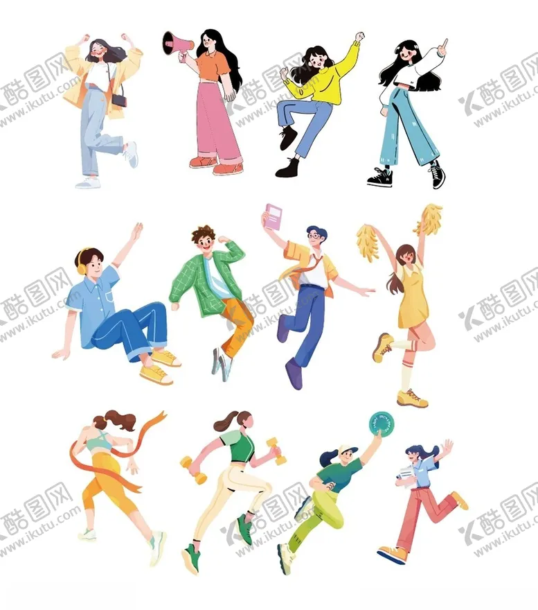 编号：34862102111648347495【酷图网】源文件下载-矢量人物插画合集