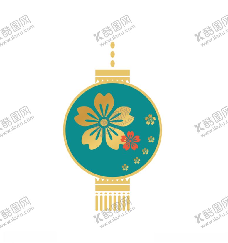 编号：59915504222311527046【酷图网】源文件下载-彩色矢量灯笼