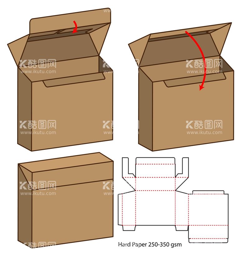 编号：94521809272341472389【酷图网】源文件下载-包装盒刀模