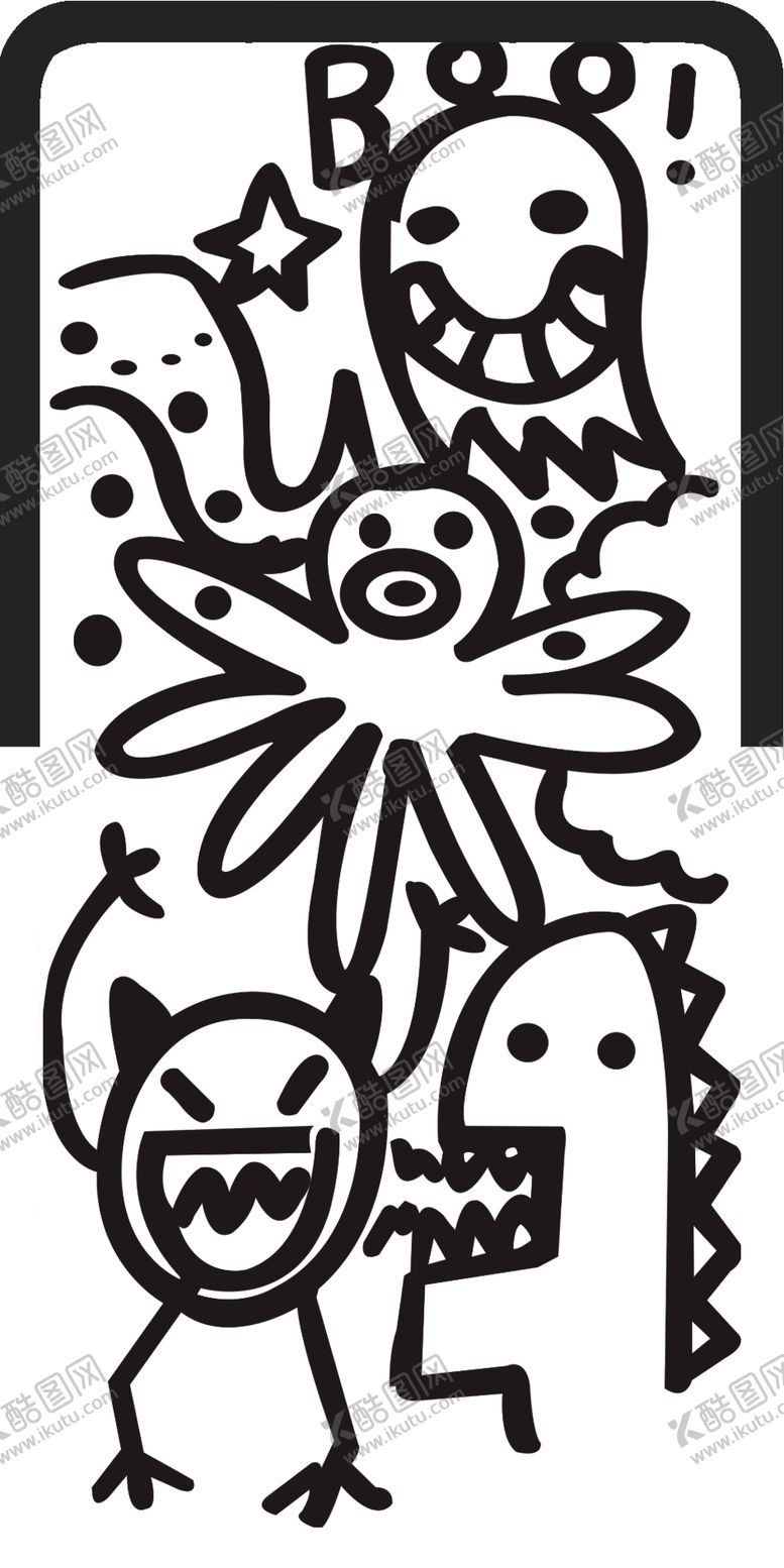 编号：75147009210546434656【酷图网】源文件下载-线条卡通