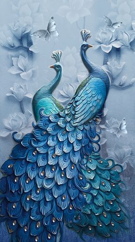 电视背景墙中式装饰画水墨装饰画